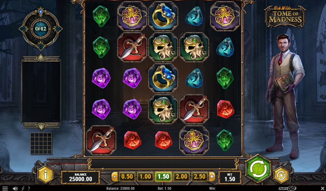 Rich Wilde Tome of Madness（リッチワイルドトームオブマッドネス）スロットレビュー